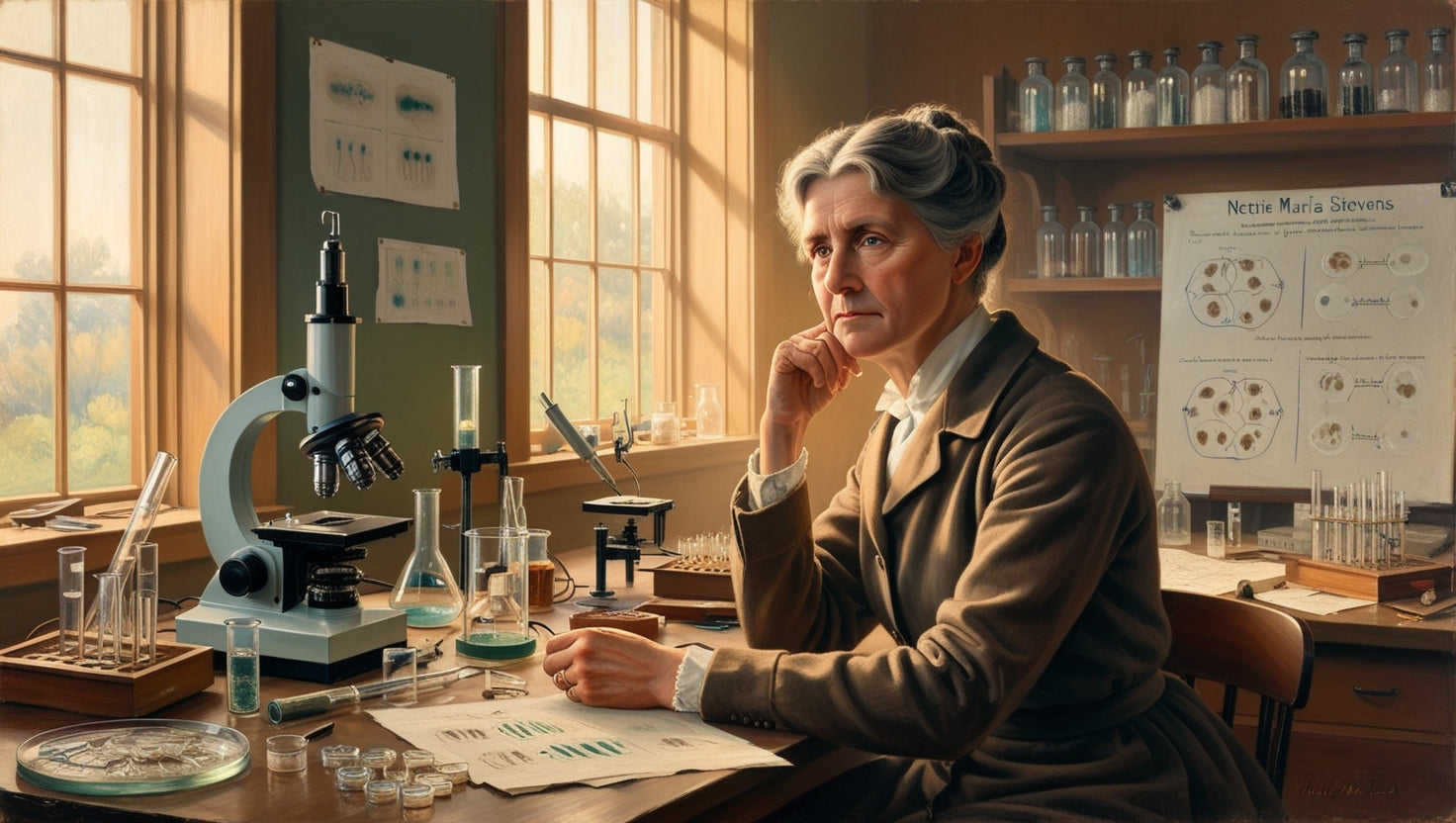 7 de Julio de 1861 nace en Cavendish (Vermont) ,Nettie Maria Stevens , fue una genetista estadounidense de ascendencia inglesa y sueca.