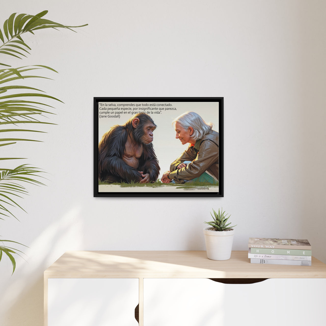 Cuadro de Jane Goodall, Impresión de Jane Goodall, Arte de Jane Goodall,  Cartel de Jane Goodall, Pared de Jane Goodall