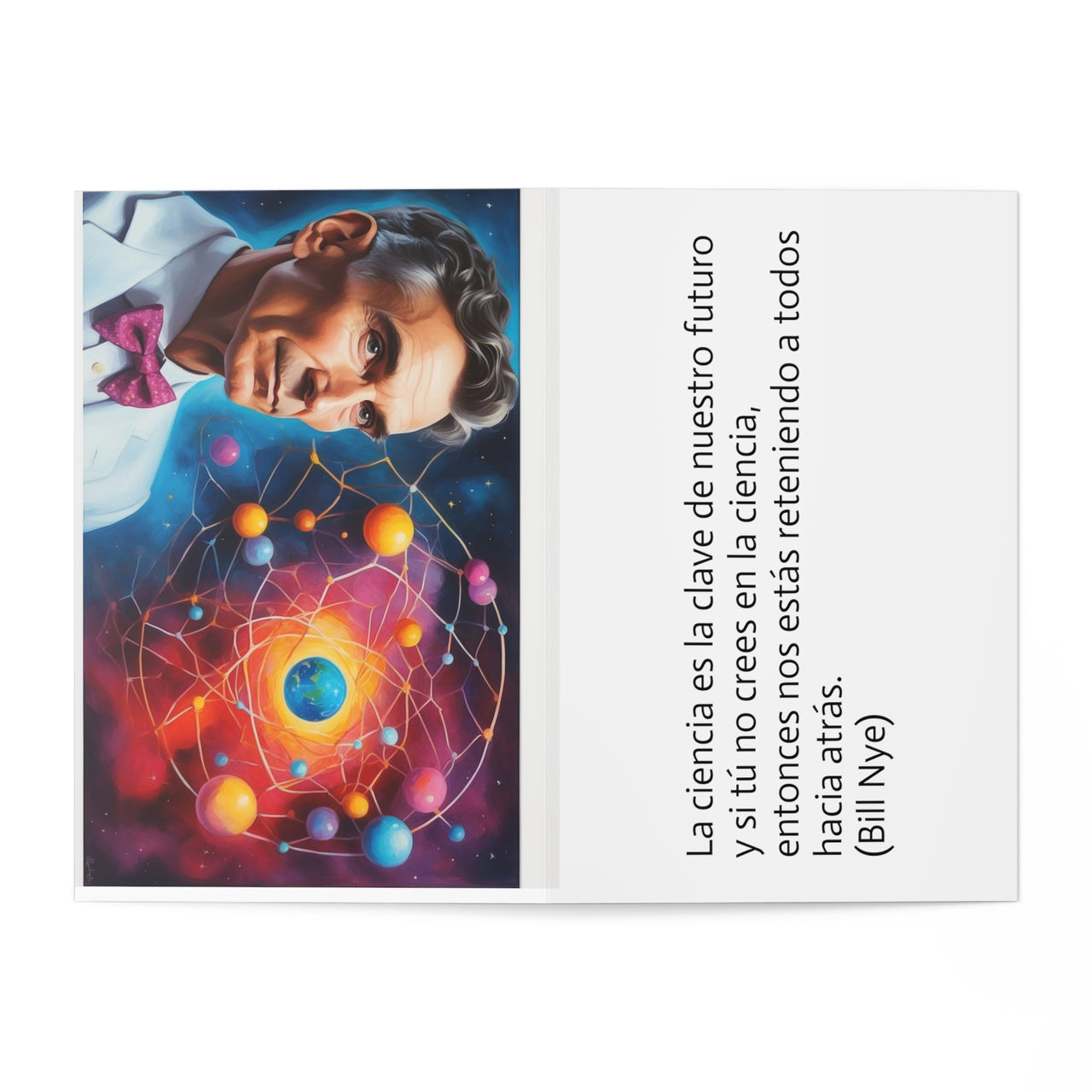 Postales de Bill Nye, Postales de ciencia, Postales con frases inspiradoras