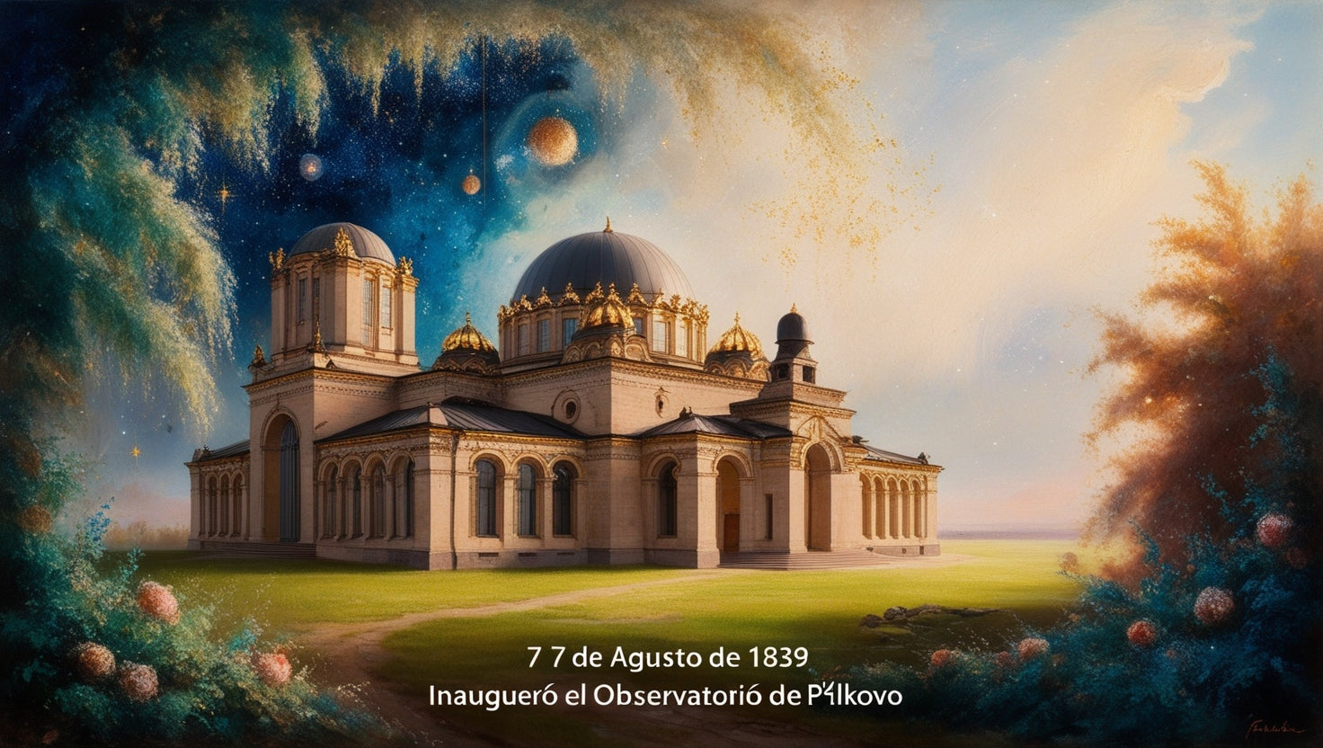 7 de Agosto de 1839, se inaguró el Observatorio de Púlkovo