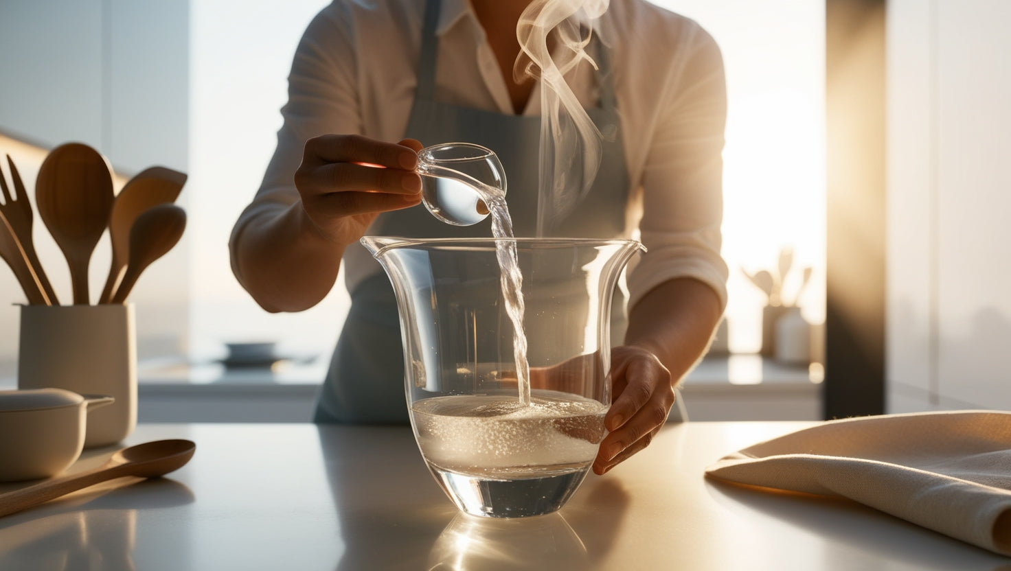 Cómo Destilar agua del grifo con un recipiente de vidrio