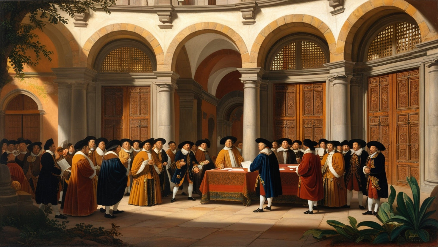 12 de Julio de 1553 en México, se imparte la primera cátedra de derecho en la Real y Pontificia Universidad de México.