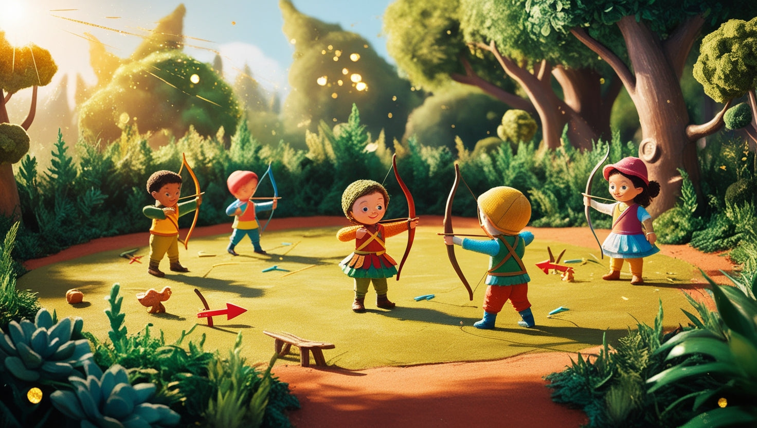 Cómo practicar la puntería con juegos para niños