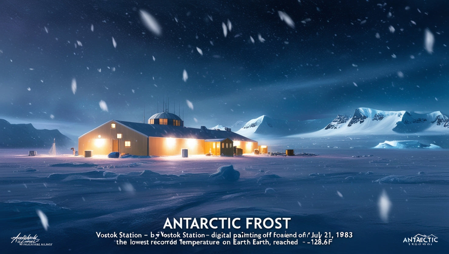 21 de Julio de 1983 en la estación antártica de Vostok, se registra la temperatura más baja jamás alcanzada en nuestro planeta, 89,2 º C bajo cero (-128,6 grados Fahrenheit)