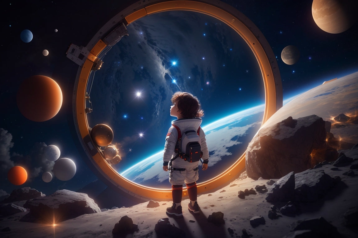 Cómo hacer que tu hijo se interese por la exploración de la Luna y la astronomía