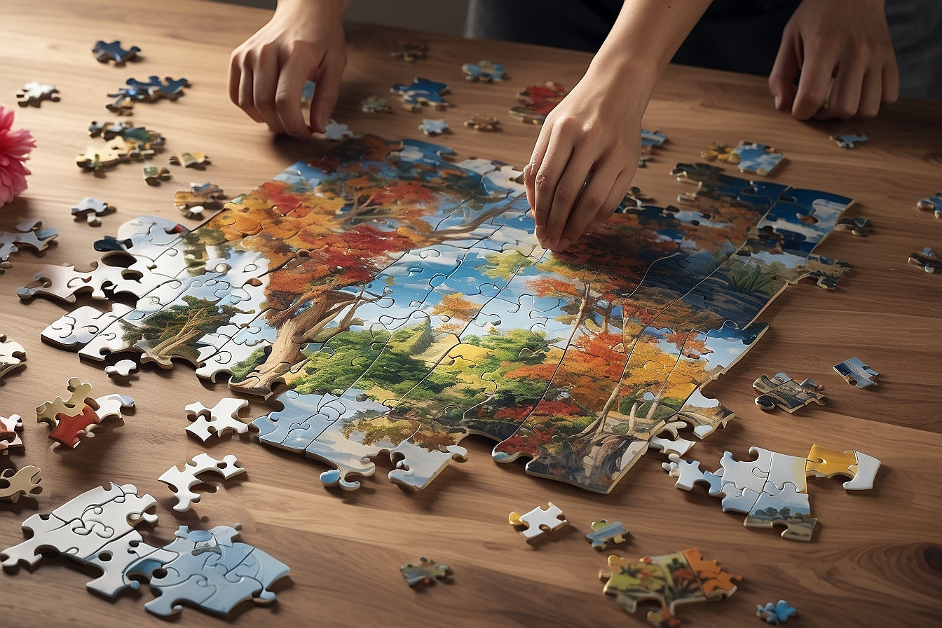 ¿Cómo enmarcar puzzles?