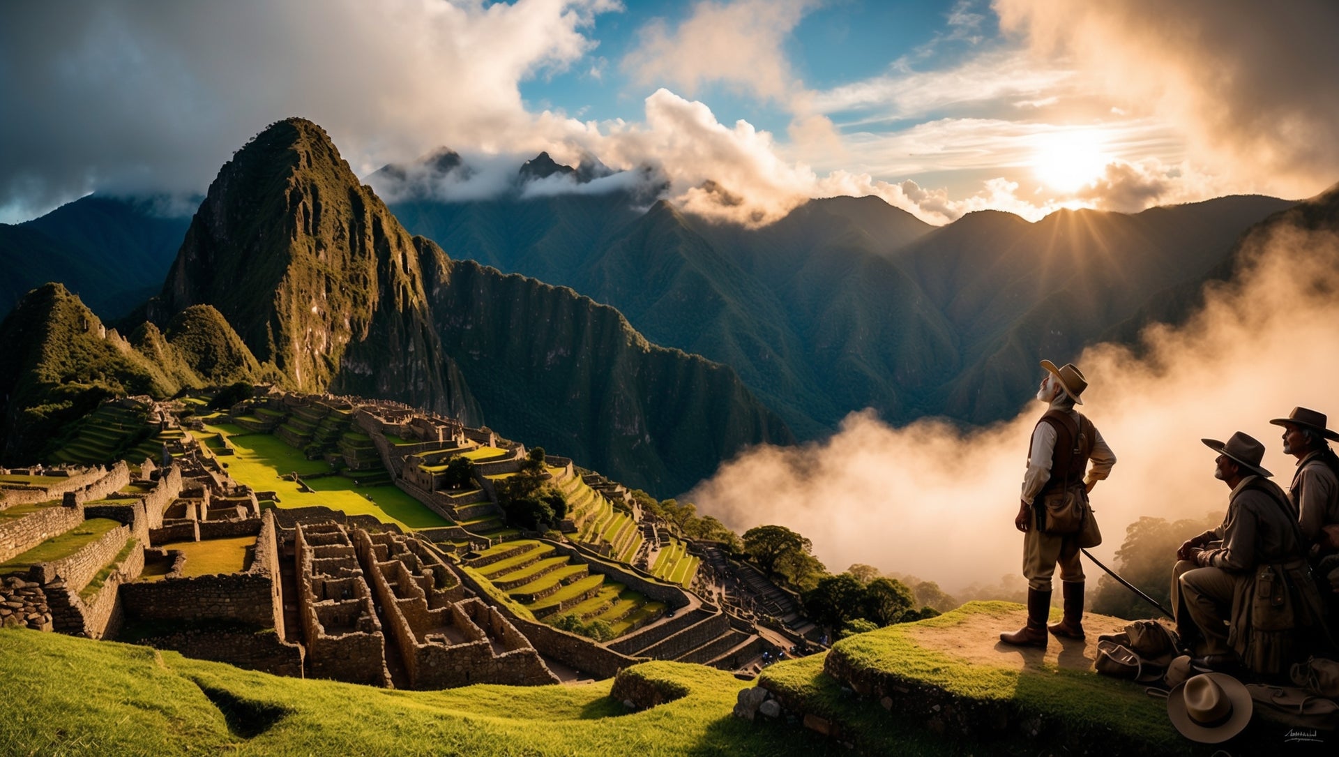 24 de Julio de 1911, el arqueólogo norteamericano Hiram Bingham descubre la bella ciudad inca de Machu Picchu.