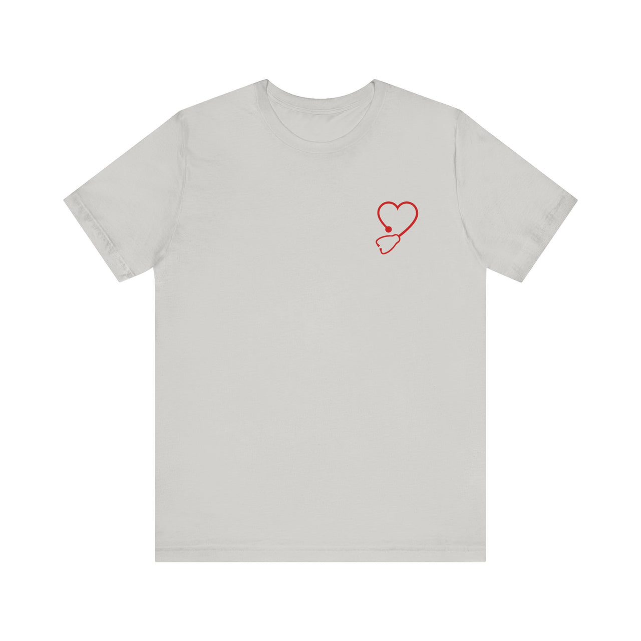 Camiseta Unisex "De corazón" , camiseta para profesionales médicos, camiseta medicina
