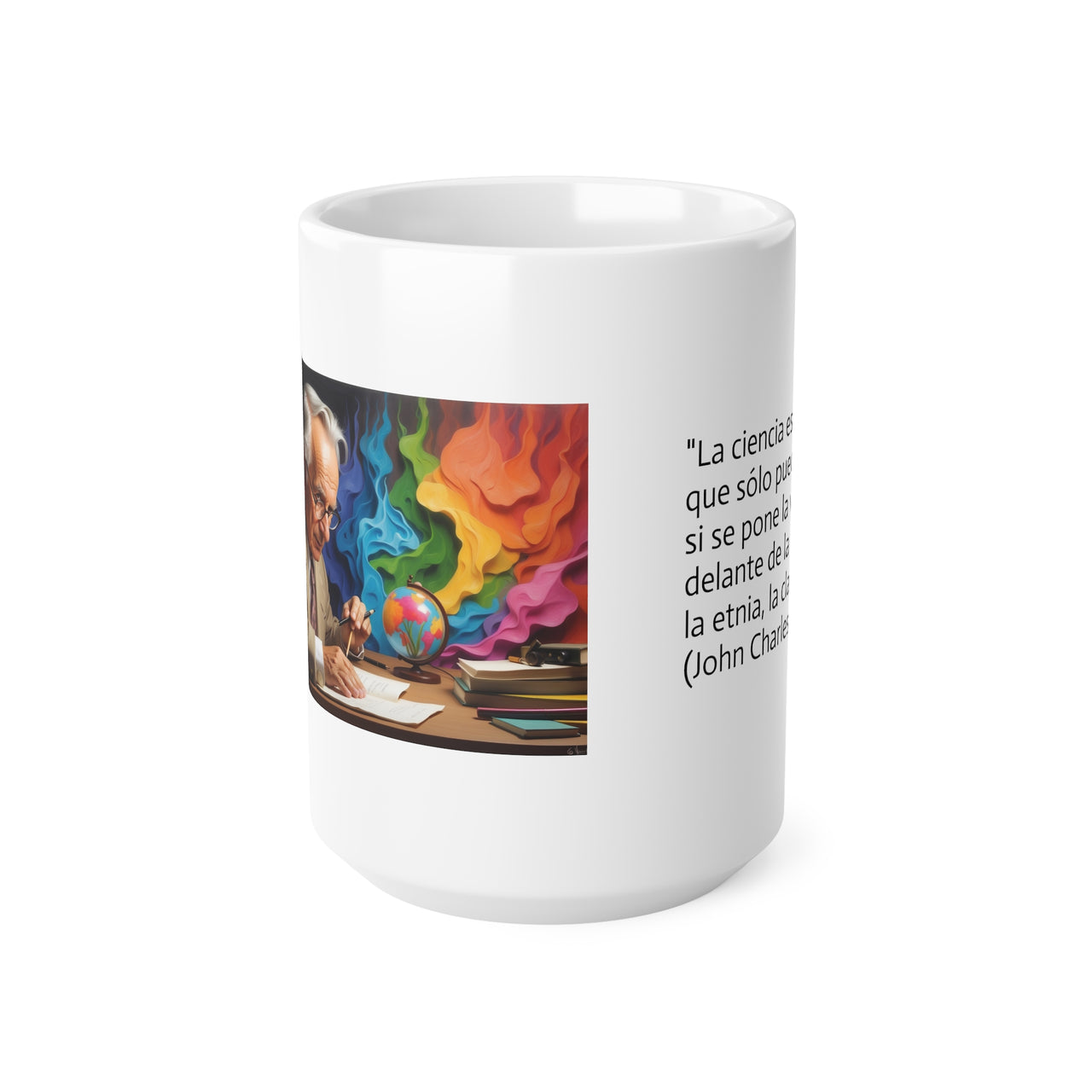 Taza de John Charles Polanyi, Taza de café, Taza con frase de ciencia, 0.33 l, 0.44 l