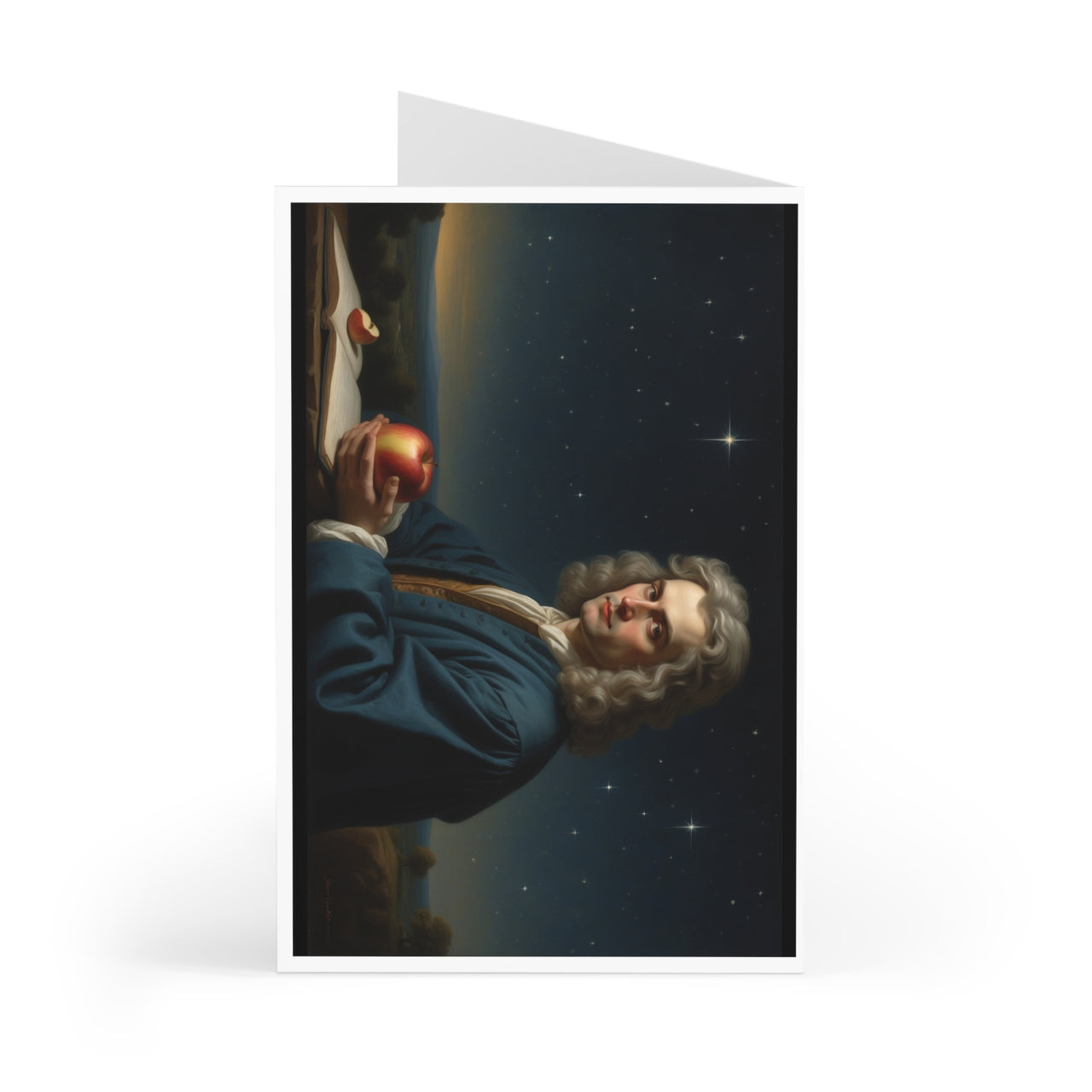 Postal de Isaac Newton, Postal con frase científica, Postal reflexiva, 7 unidades