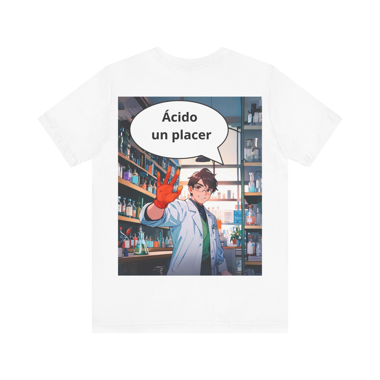 Camiseta Unisex "Acido un placer",  camiseta de humor químico, camiseta para químicos