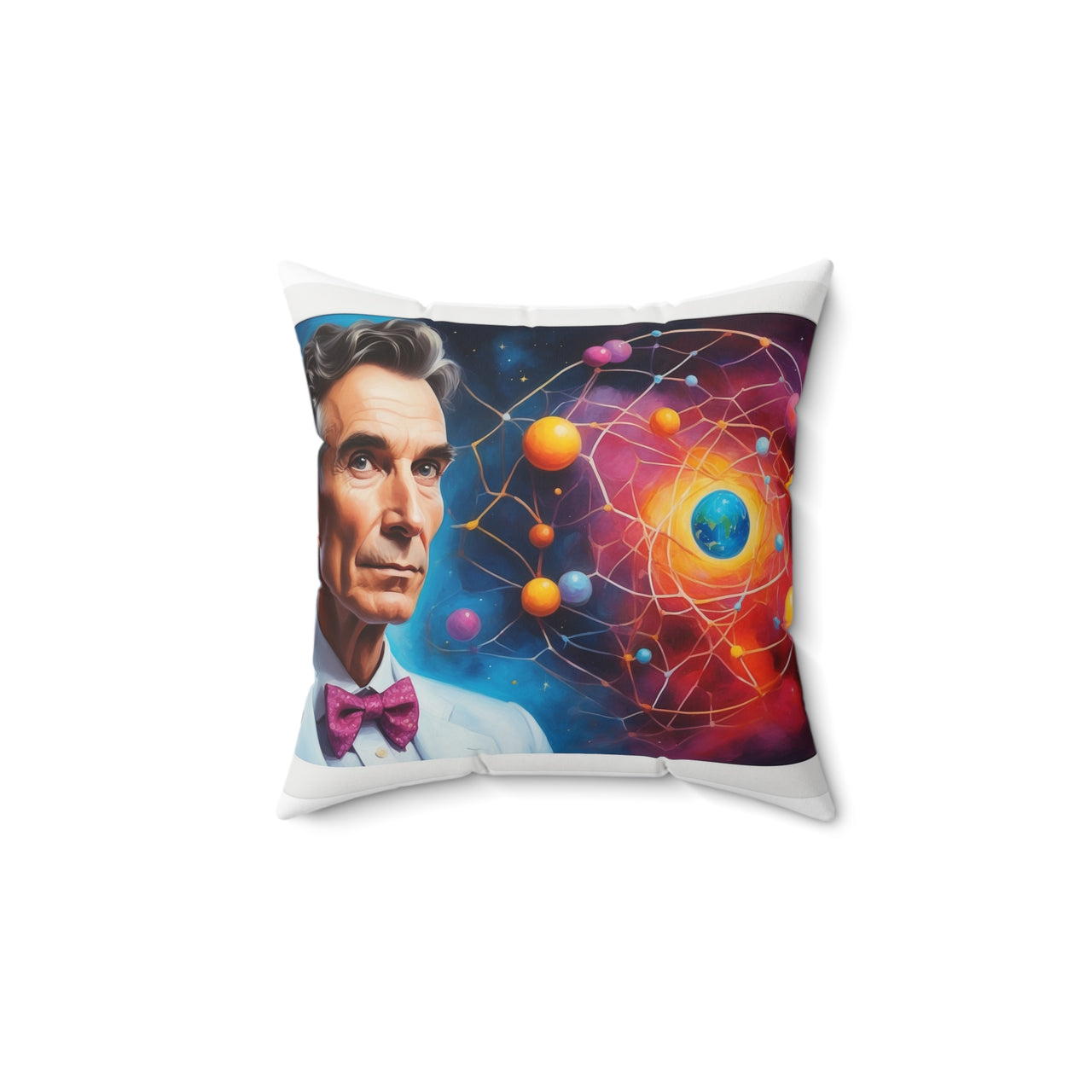 Cojín de Bill Nye, Cojín con frase inspiracional, Cojín de ciencia