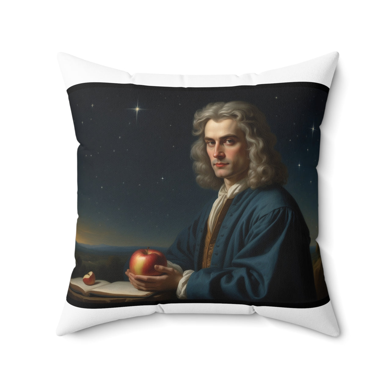 Cojín de Isaac Newton, Cojín con frase científica, Cojín reflexivo