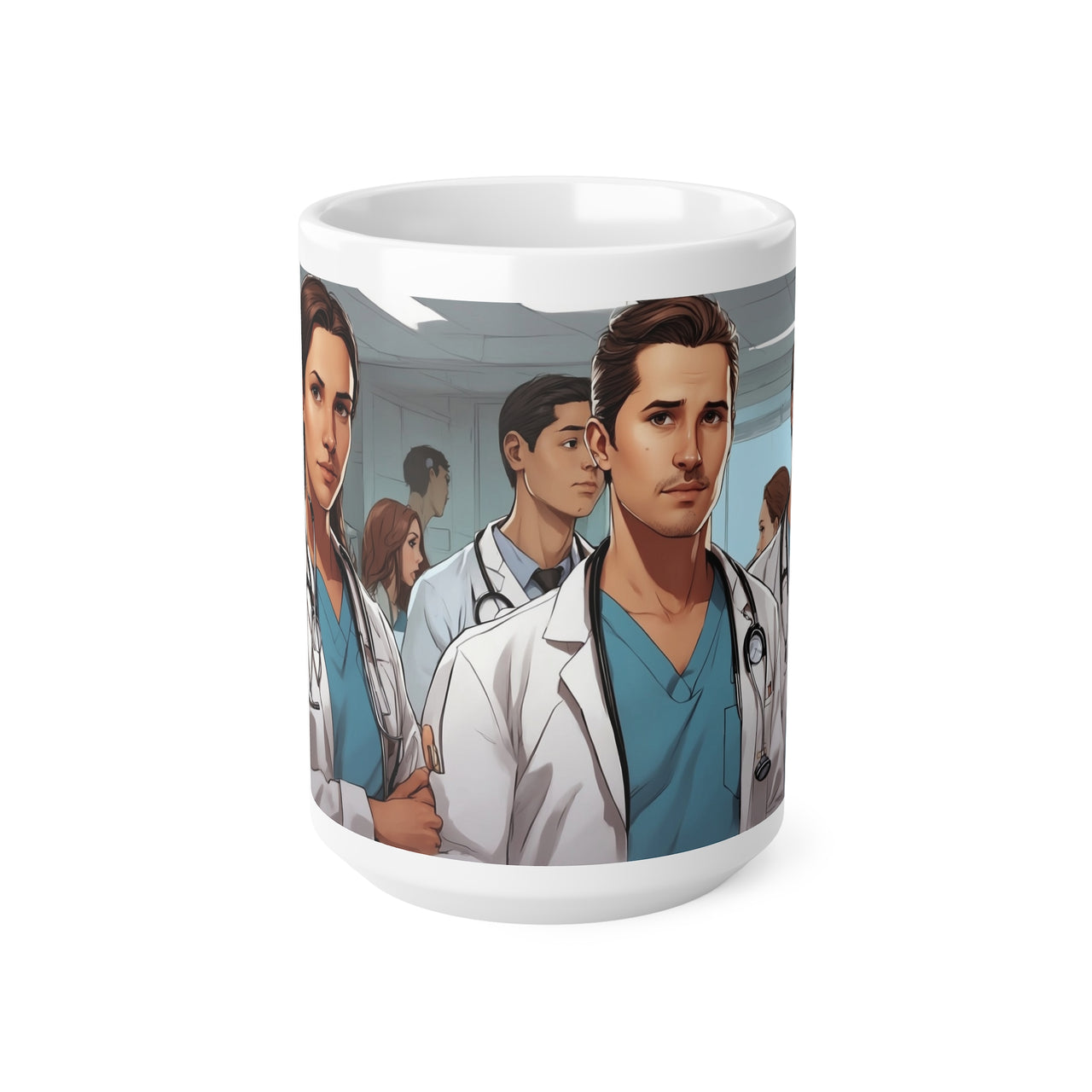 Taza "Somos médicos" , Taza para médicos y médicas, taza de café, 0.33 l, 0.44 l