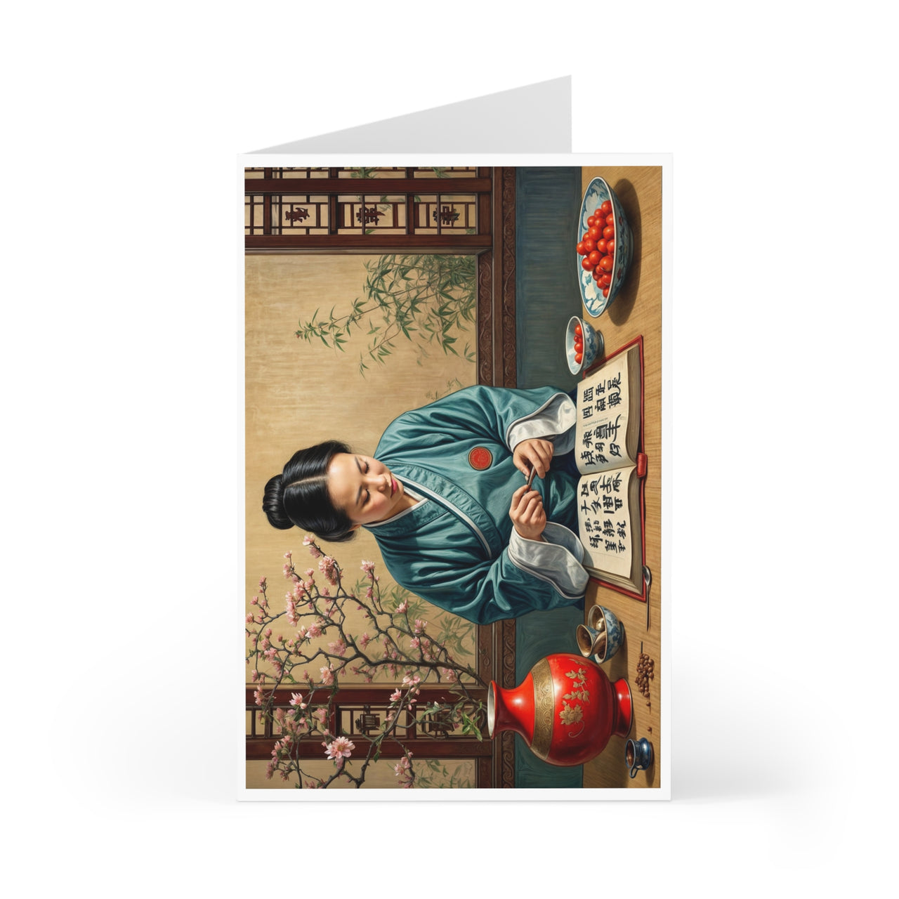 Postales de Tu Youyou, Arte para usted, arte de postal,  postal de escritura a mano, 7 postales